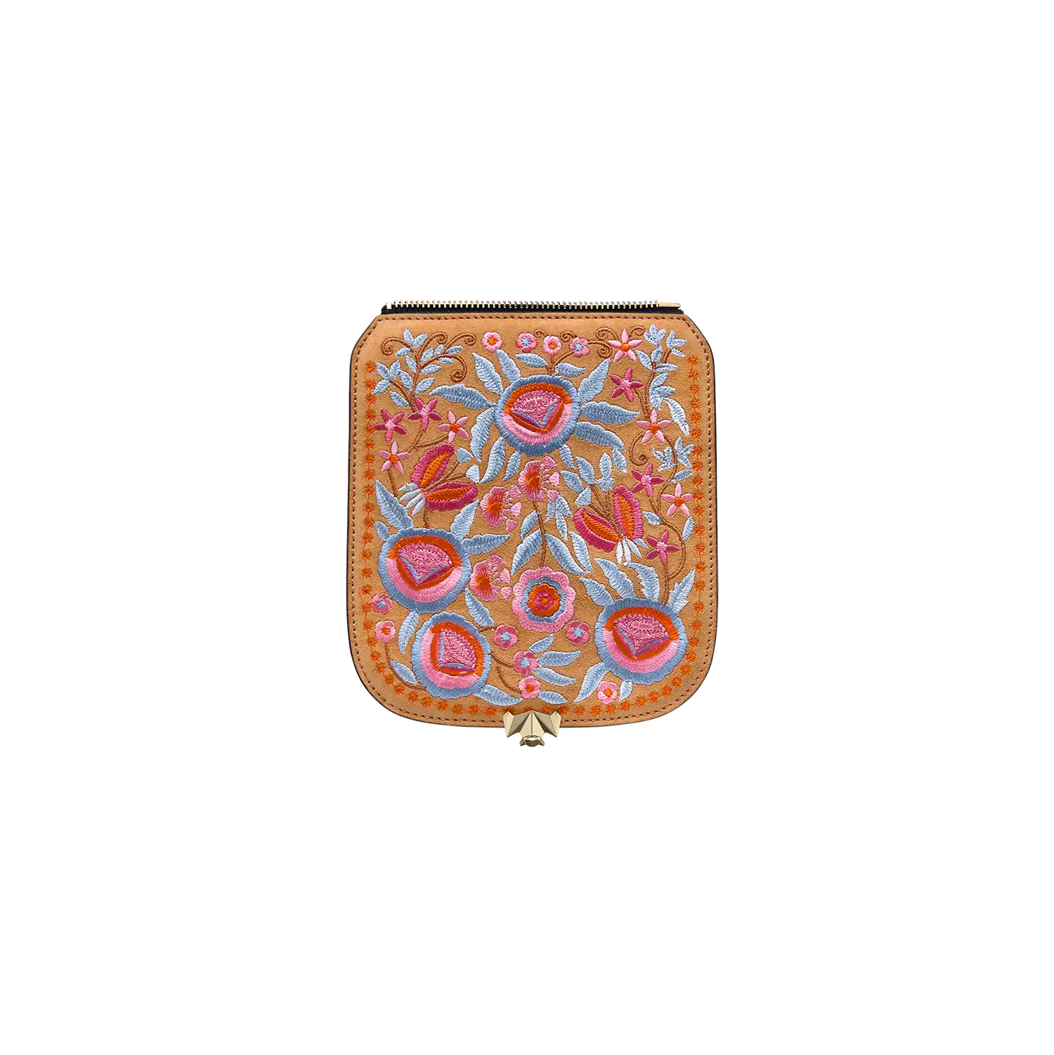 Wechselklappe - Mini Gypsy Petal - cognac-bunt