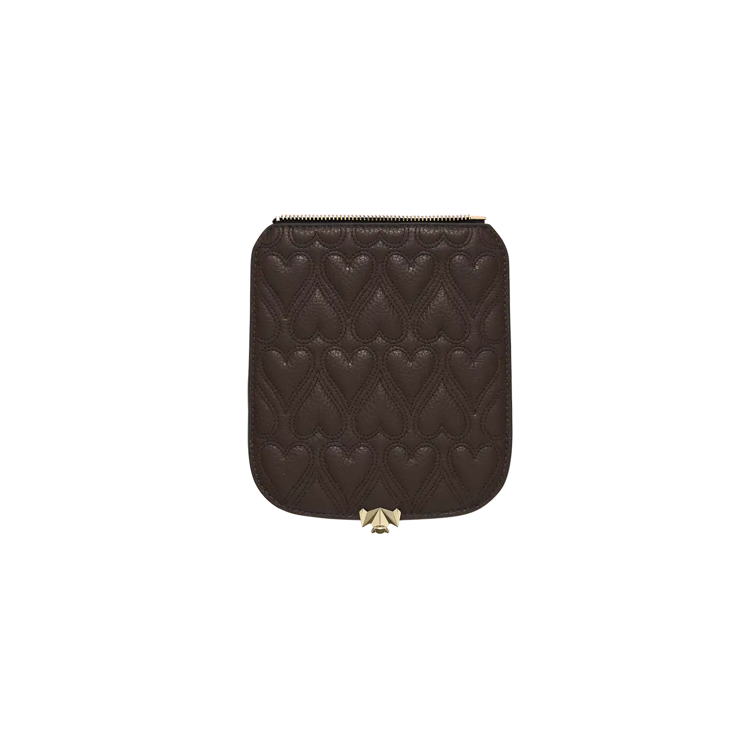 Wechselklappe - Mini Melting Heart - braun