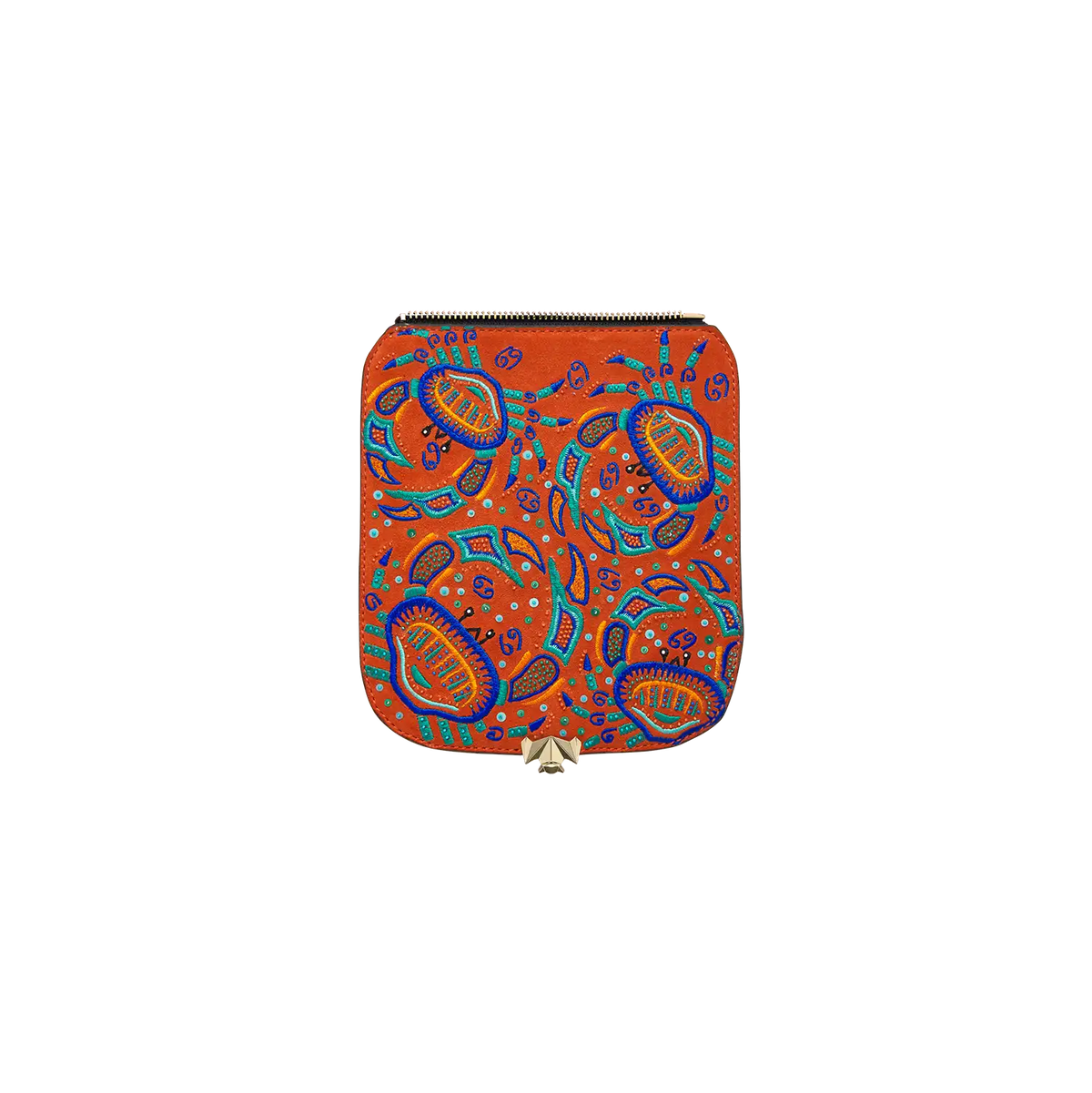 Wechselklappe - Mini Mrs. Crab - orange