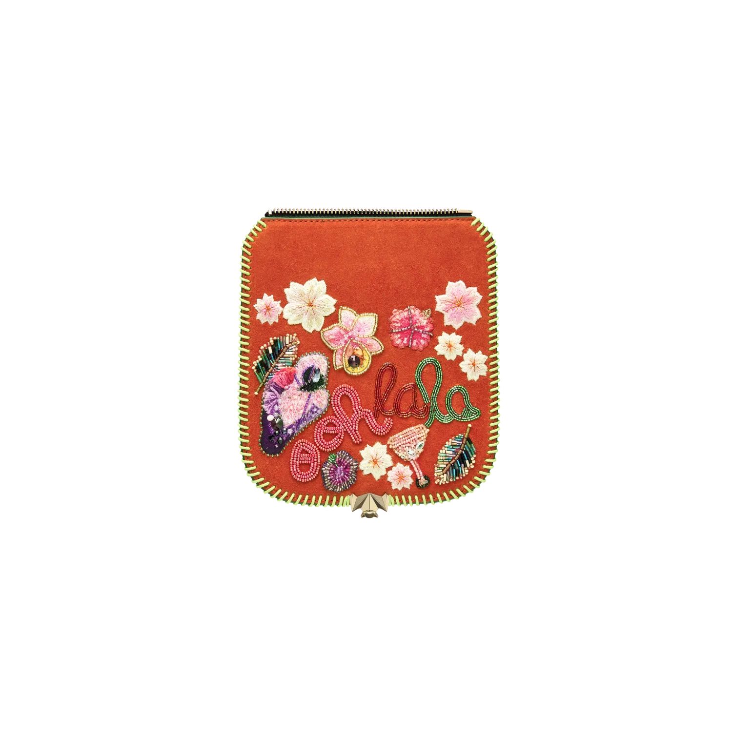 Wechselklappe - Mini Oh Lala - rosa-orange
