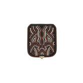Wechselklappe - Mini Woven Wave - schwarz