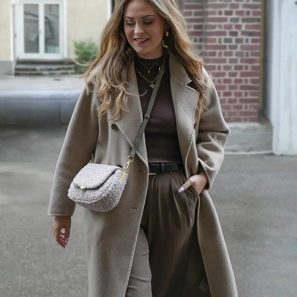 Wechselklappe - Mini Cozy Sunday - taupe