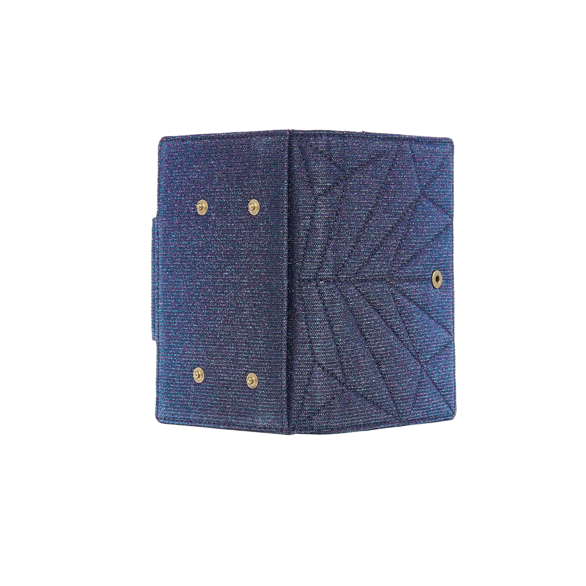 Passport Cover - Board me Baby - blau-glitzer