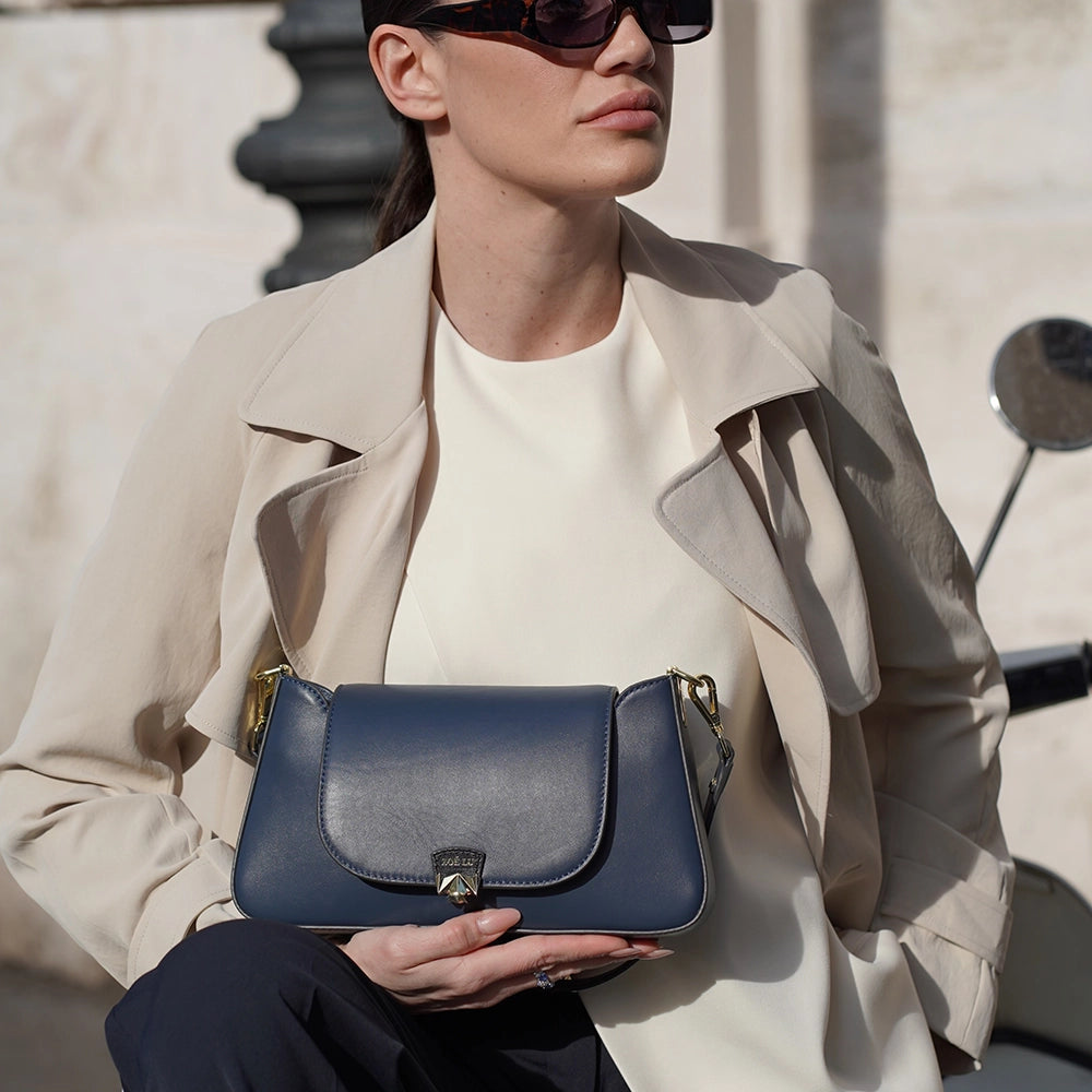 Taschenset - Pochette dunkelblau - La Mini Bleu