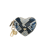 Schlüsselanhänger - Heartbeat - schlange-blau