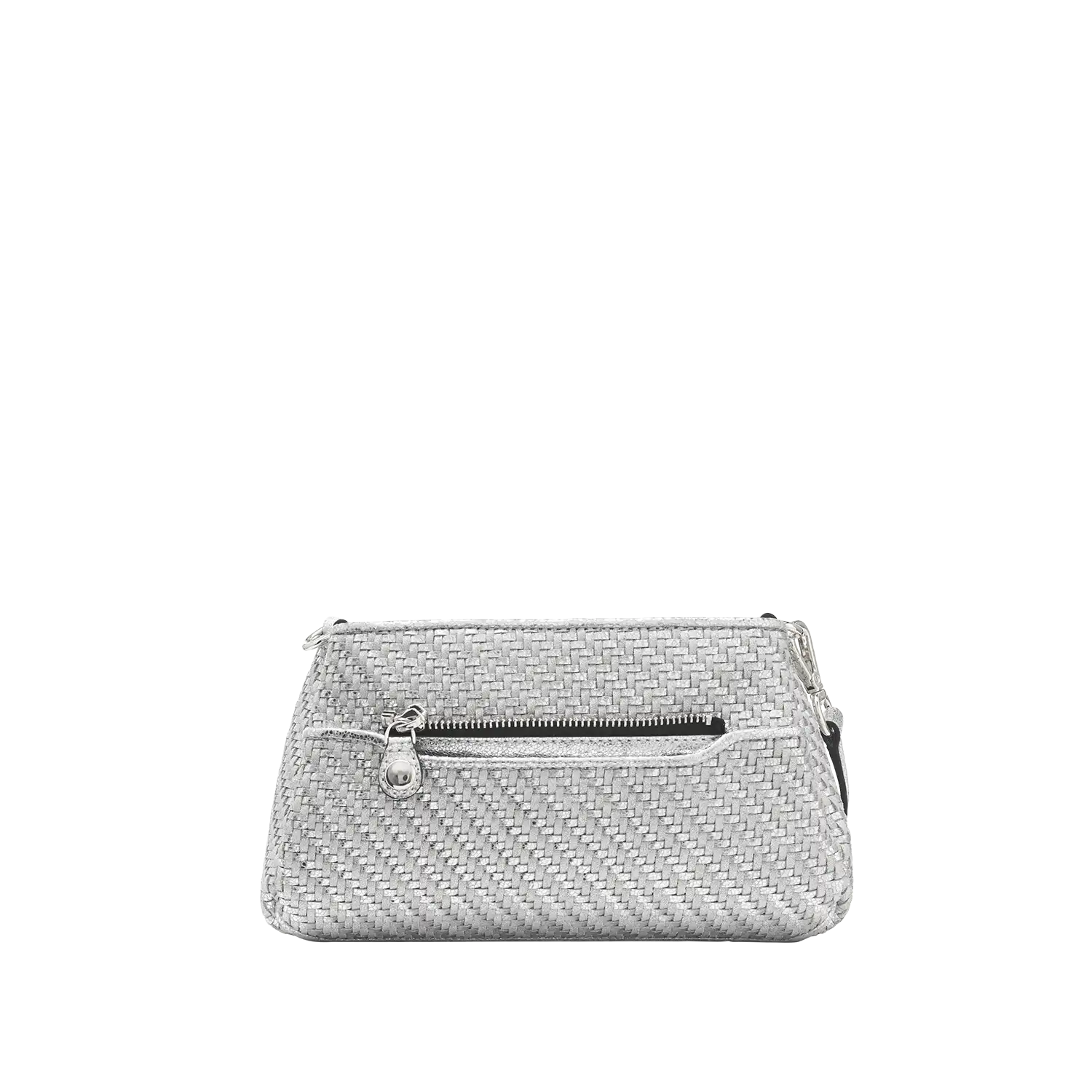 Taschenkoerper Mini Triple - silber-geflochten