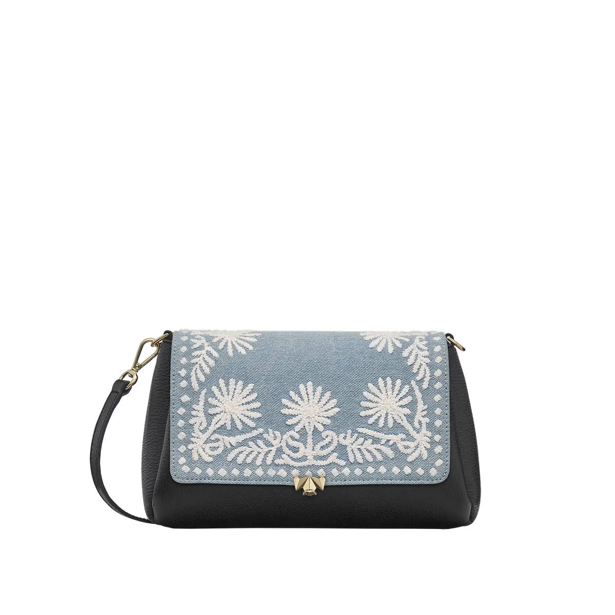 Wechselklappe - Denim & Daisies - hellblau