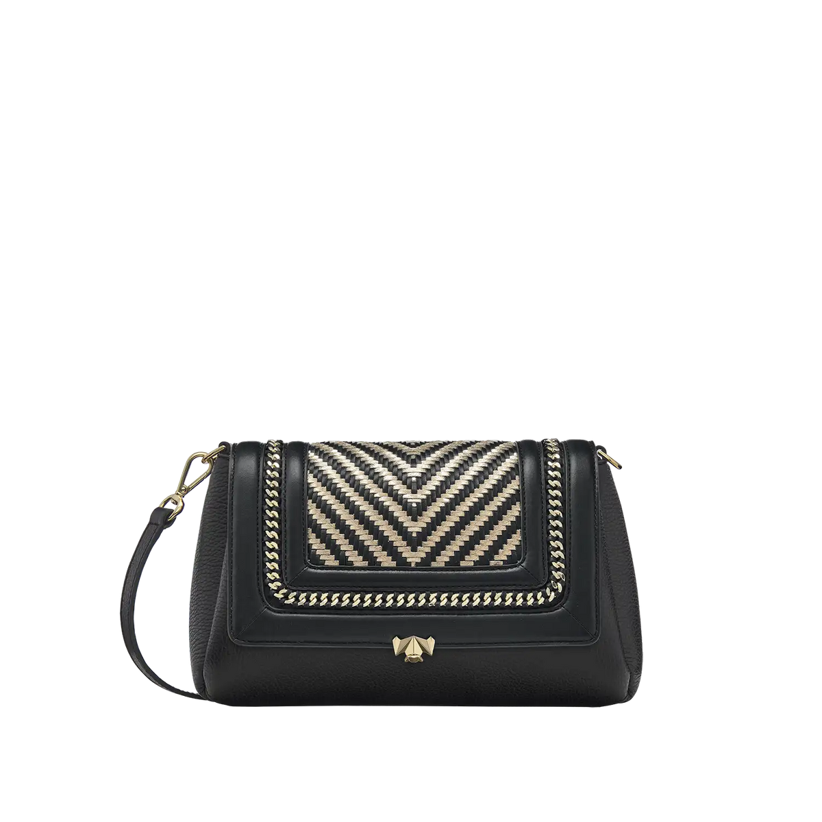 Wechselklappe - Golden Whirl - schwarz-gold