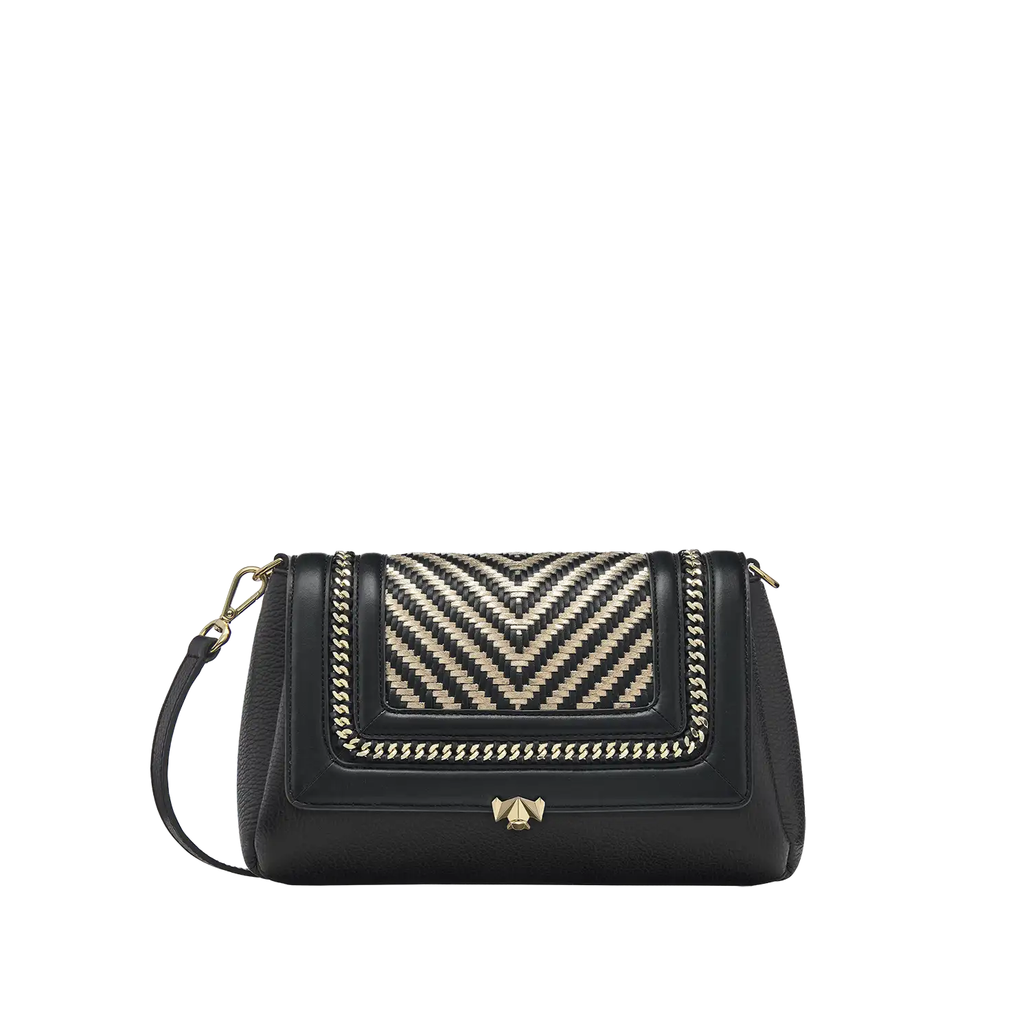 Wechselklappe - Golden Whirl - schwarz-gold