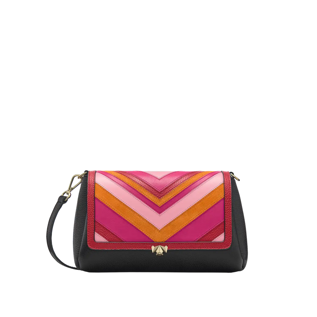 Wechselklappe - Sundown - rot-bunt