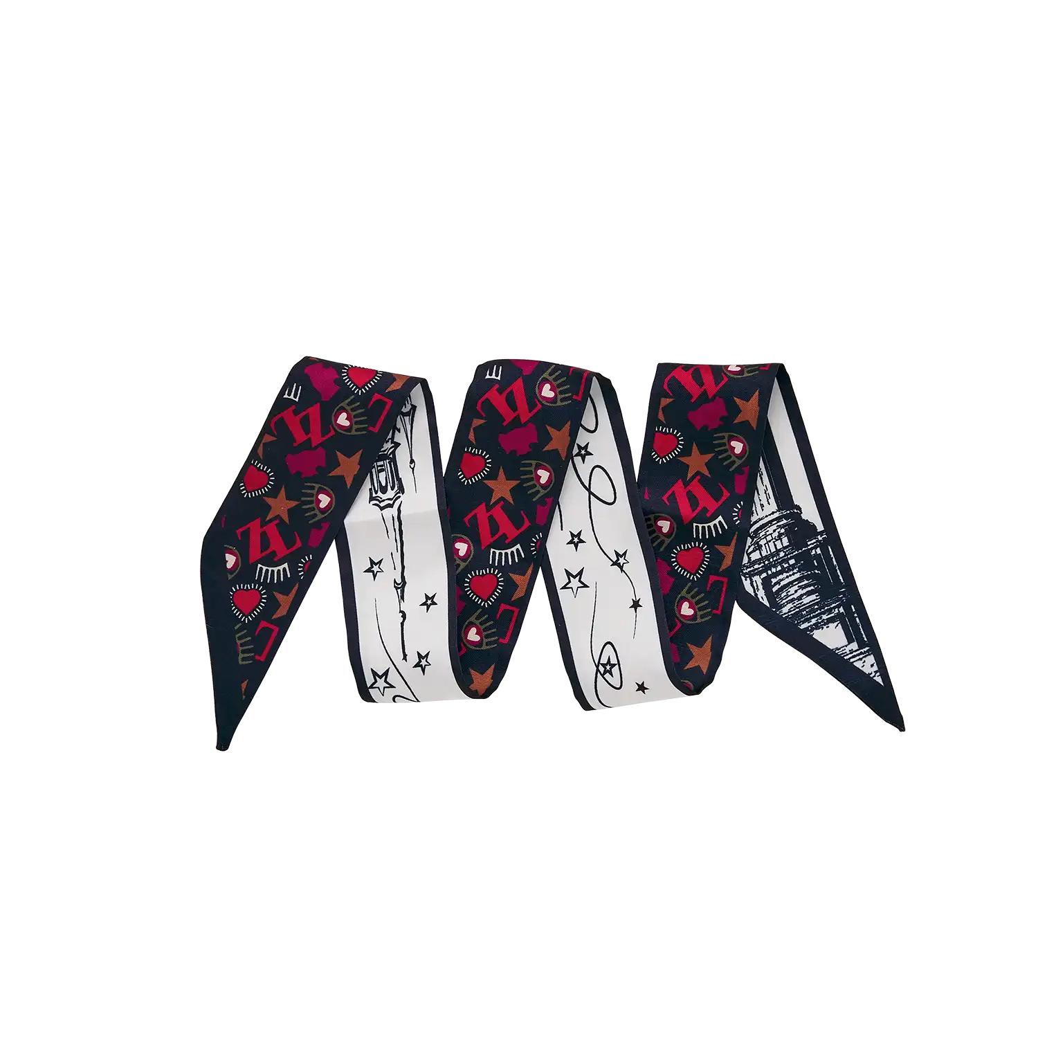 Accessoires - Twilly - dunkelblau-bunt