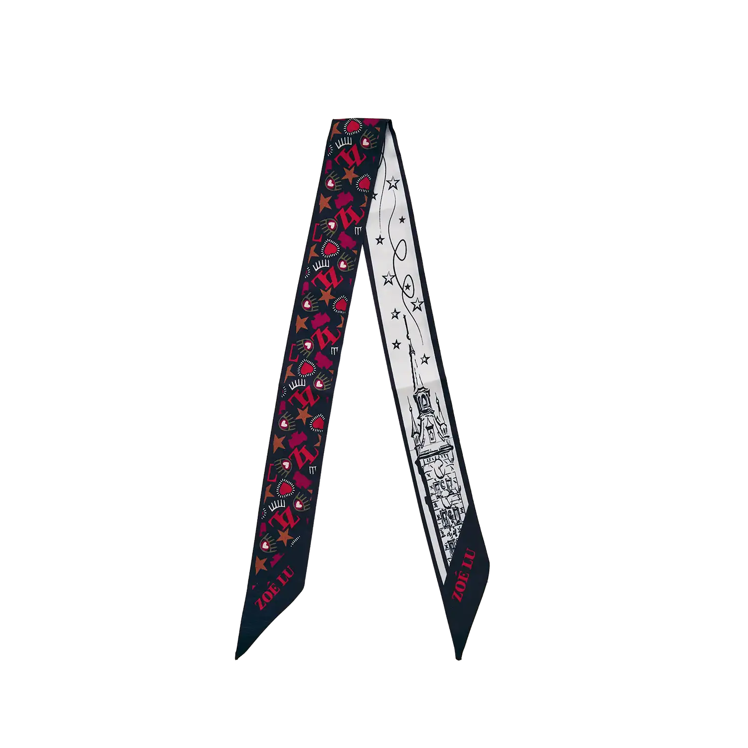 Accessoires - Twilly - dunkelblau-bunt