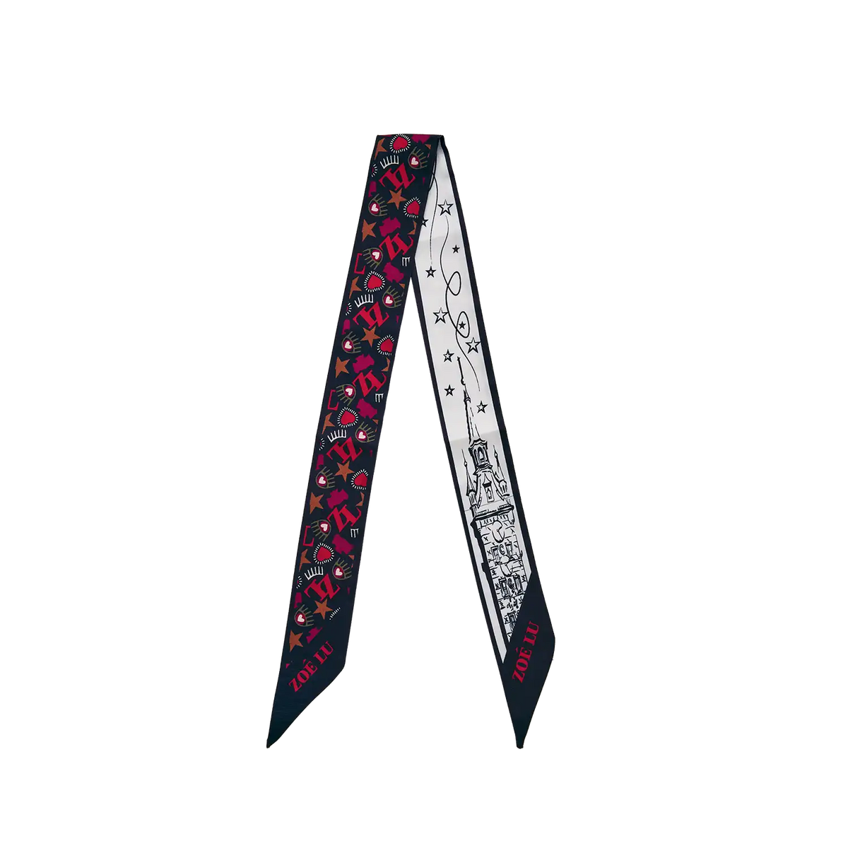 Accessoires - Twilly - dunkelblau-bunt