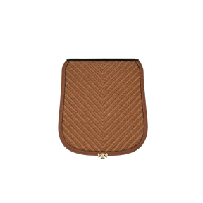 Wechselklappe - Cognac Weave - cognac