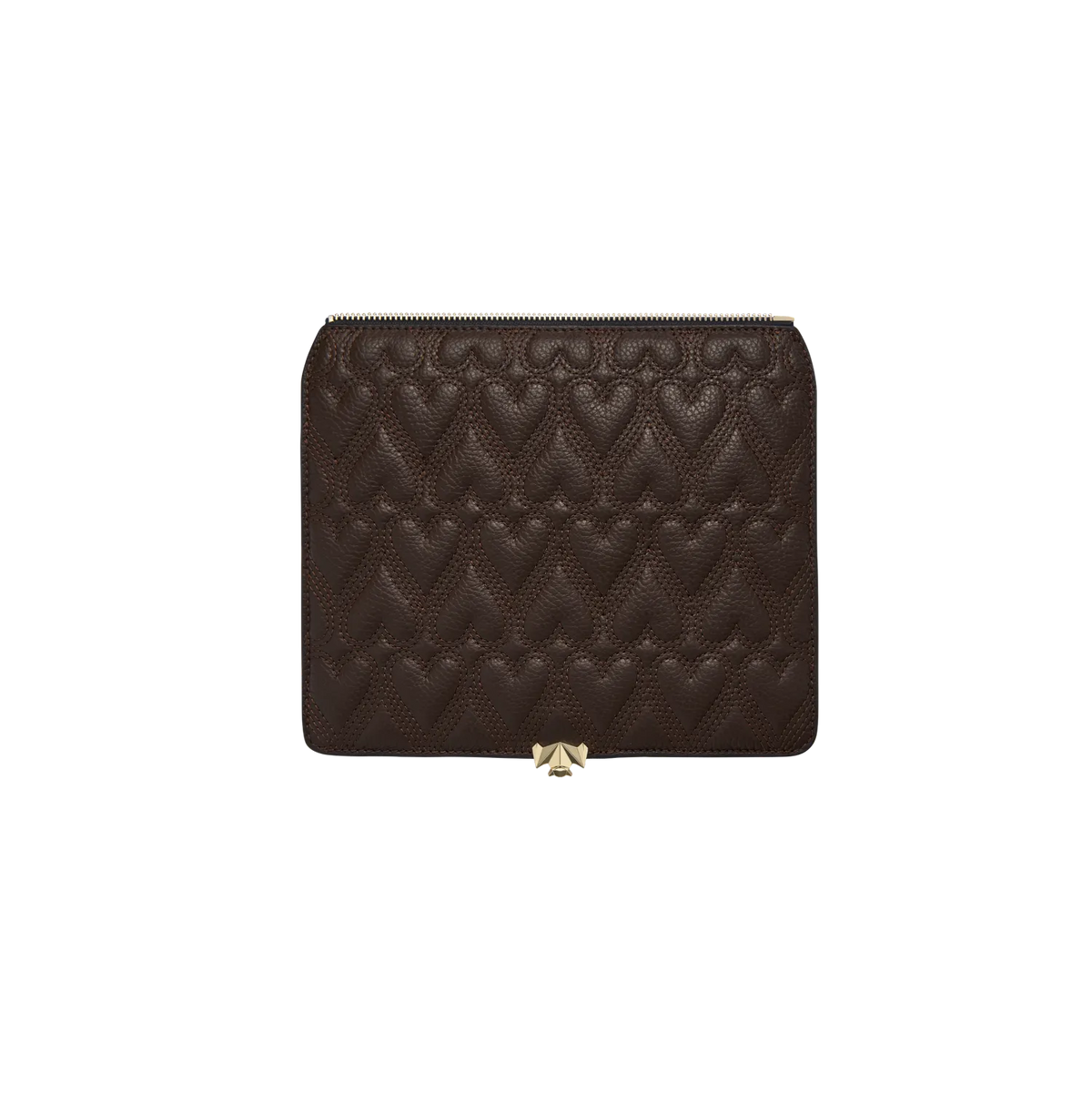 Wechselklappe - Chocolate Heart - braun