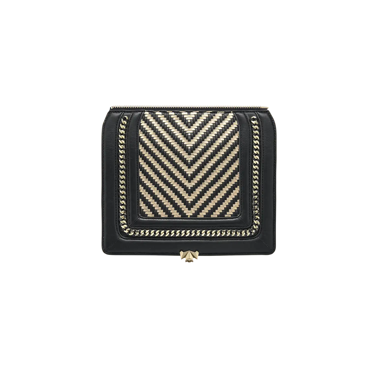 Wechselklappe - Golden Whirl - schwarz-gold