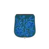 Wechselklappe - Fleur D'Azoul - petrol-blau