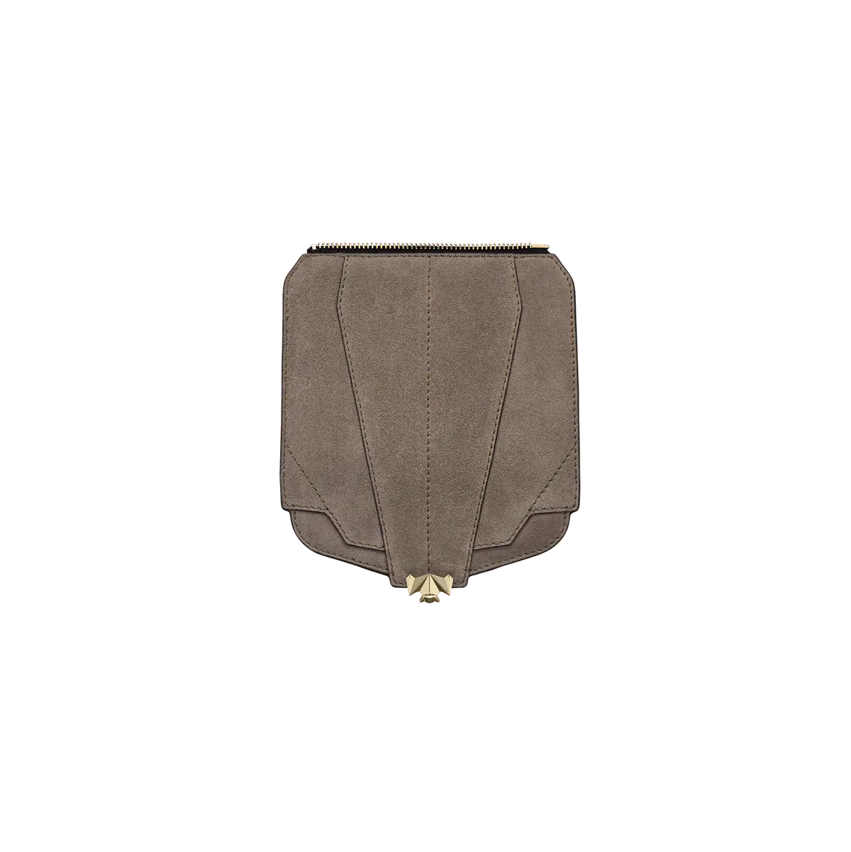 Wechselklappe - Mini Milky Solitair - taupe