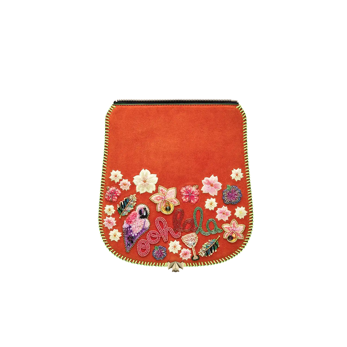 Wechselklappe - Oh Lala - rosa-orange