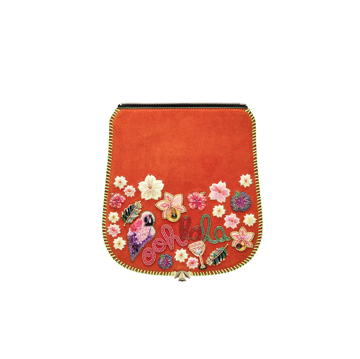 Wechselklappe - Oh Lala - rosa-orange