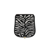 Wechselklappe - Zebra Pearl - schwarz-weiss