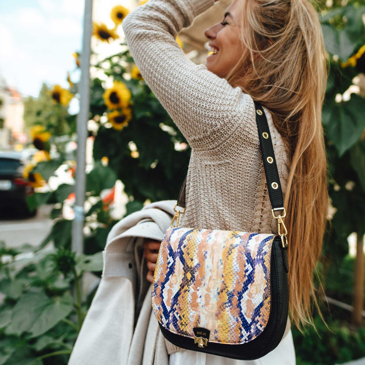 Kurzhenkel - Take a Turn - silber-schwarz