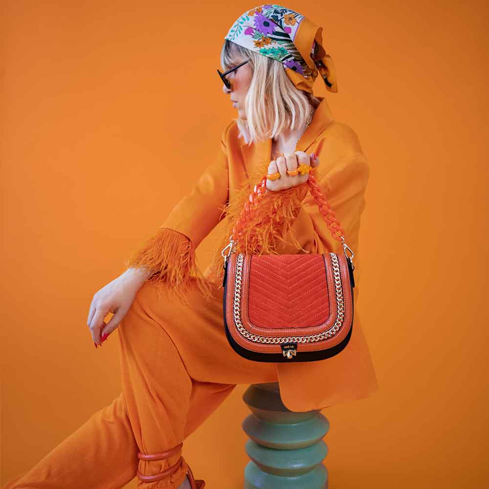 Wechselklappe - Jardin Orange - orange