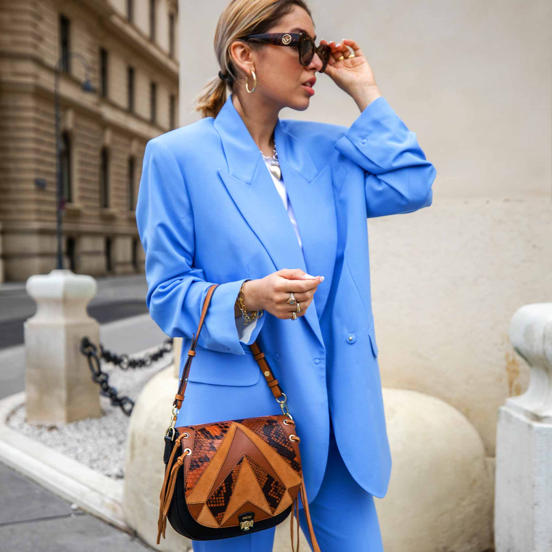 Wechselklappe - Saddle Up - cognac