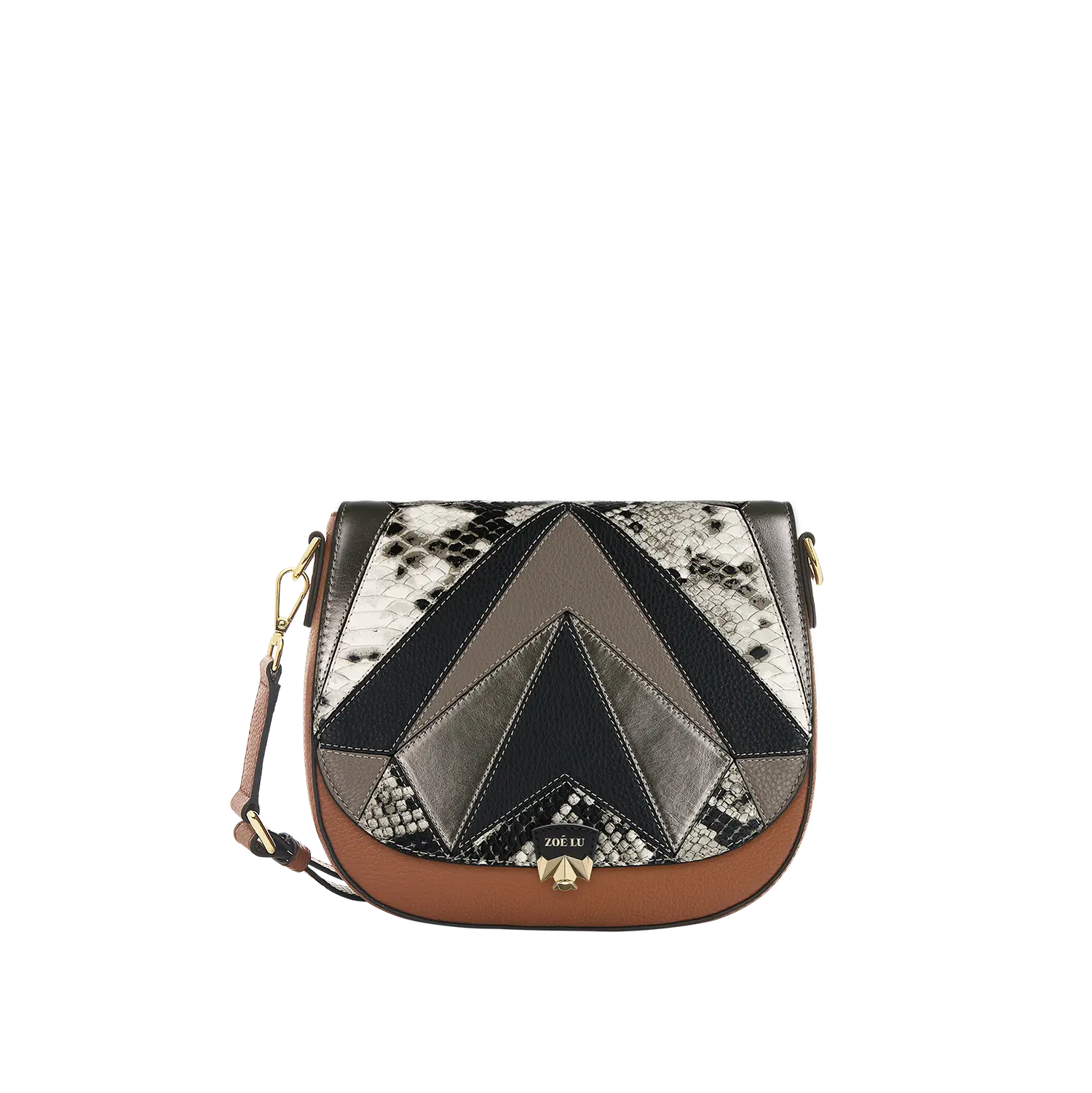 Wechselklappe - Freaky Friday - taupe-metallic
