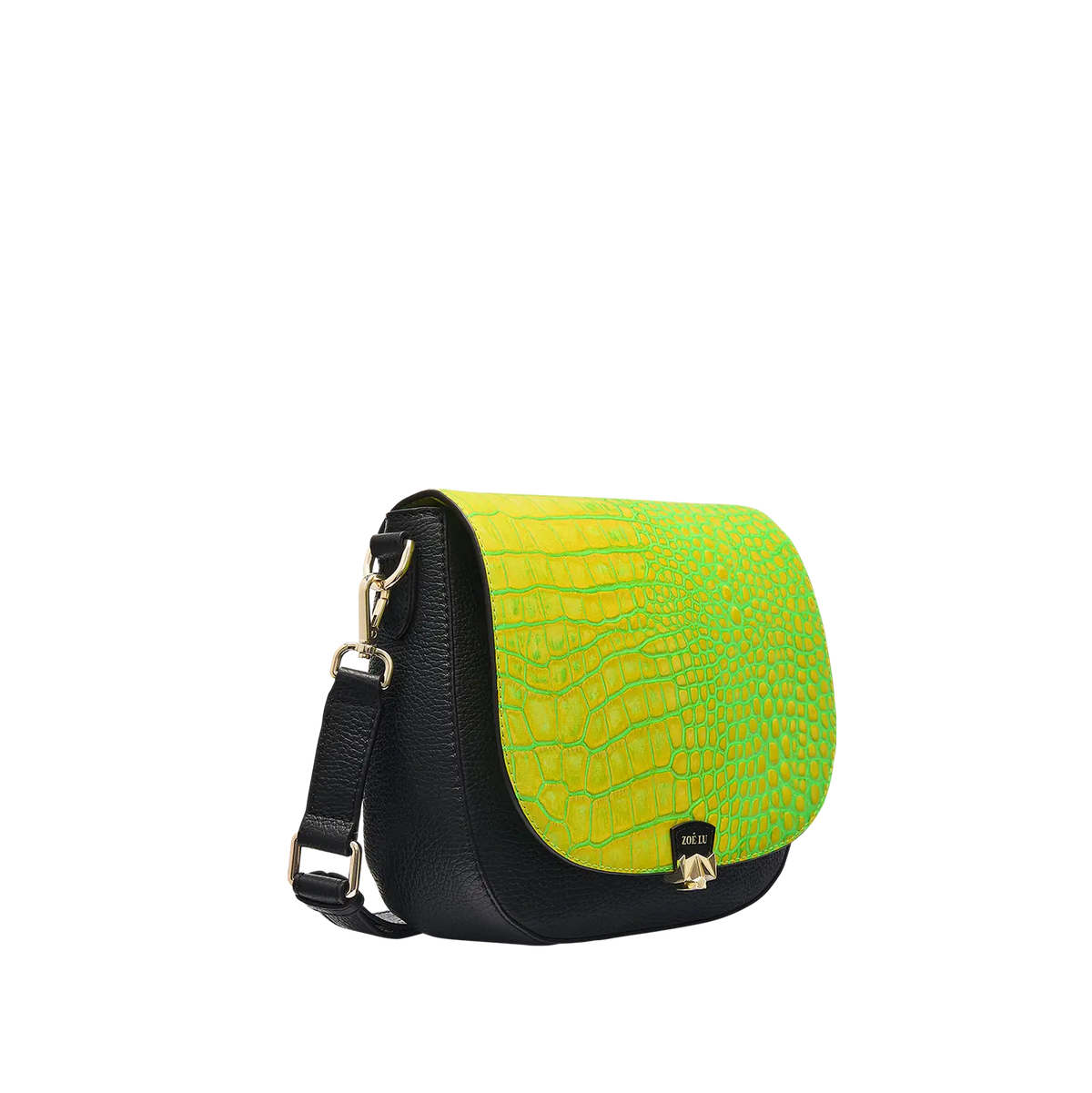 Wechselklappe - Lemon Splash - gelb-grün