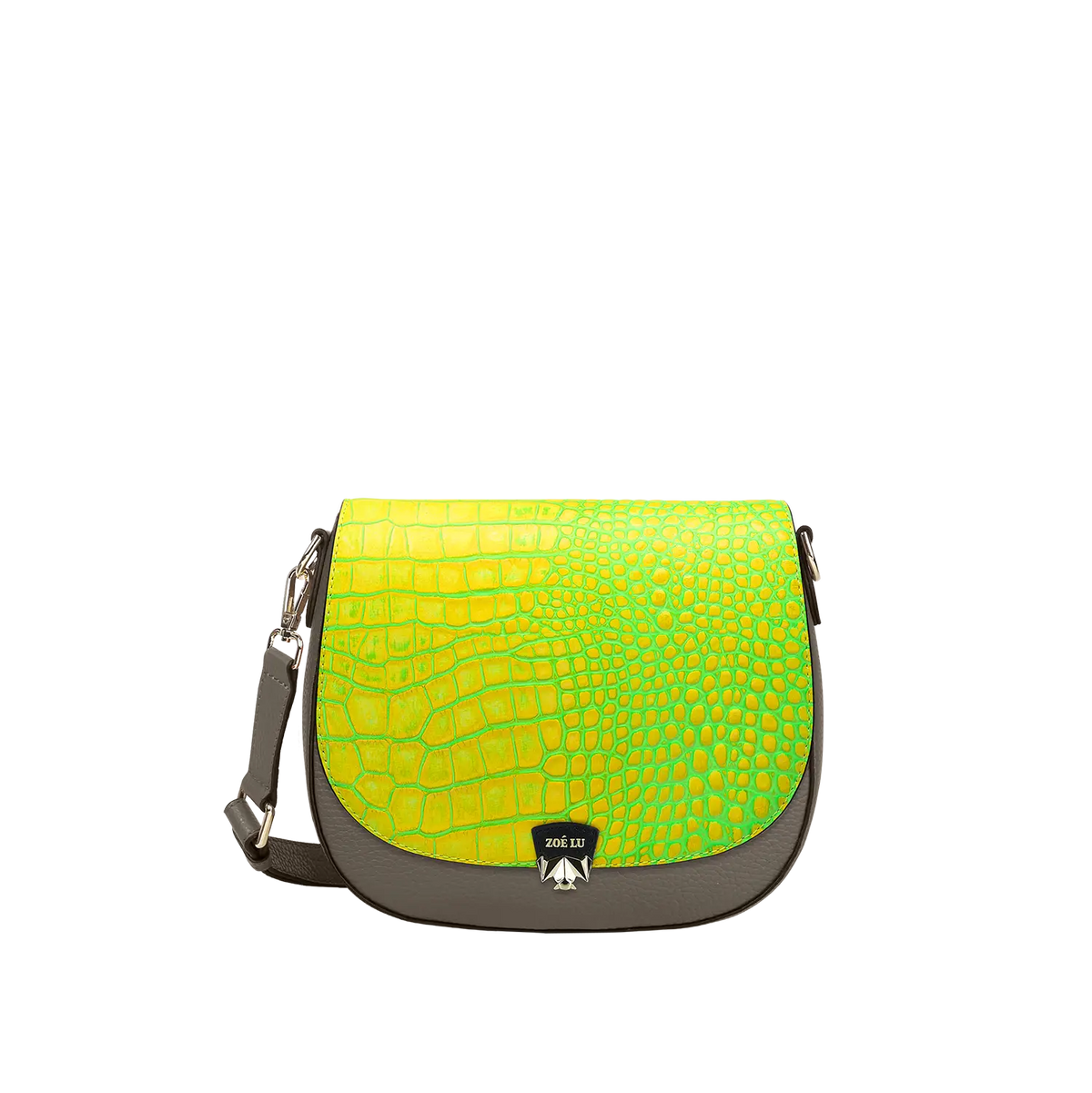 Wechselklappe - Lemon Splash - gelb-grün