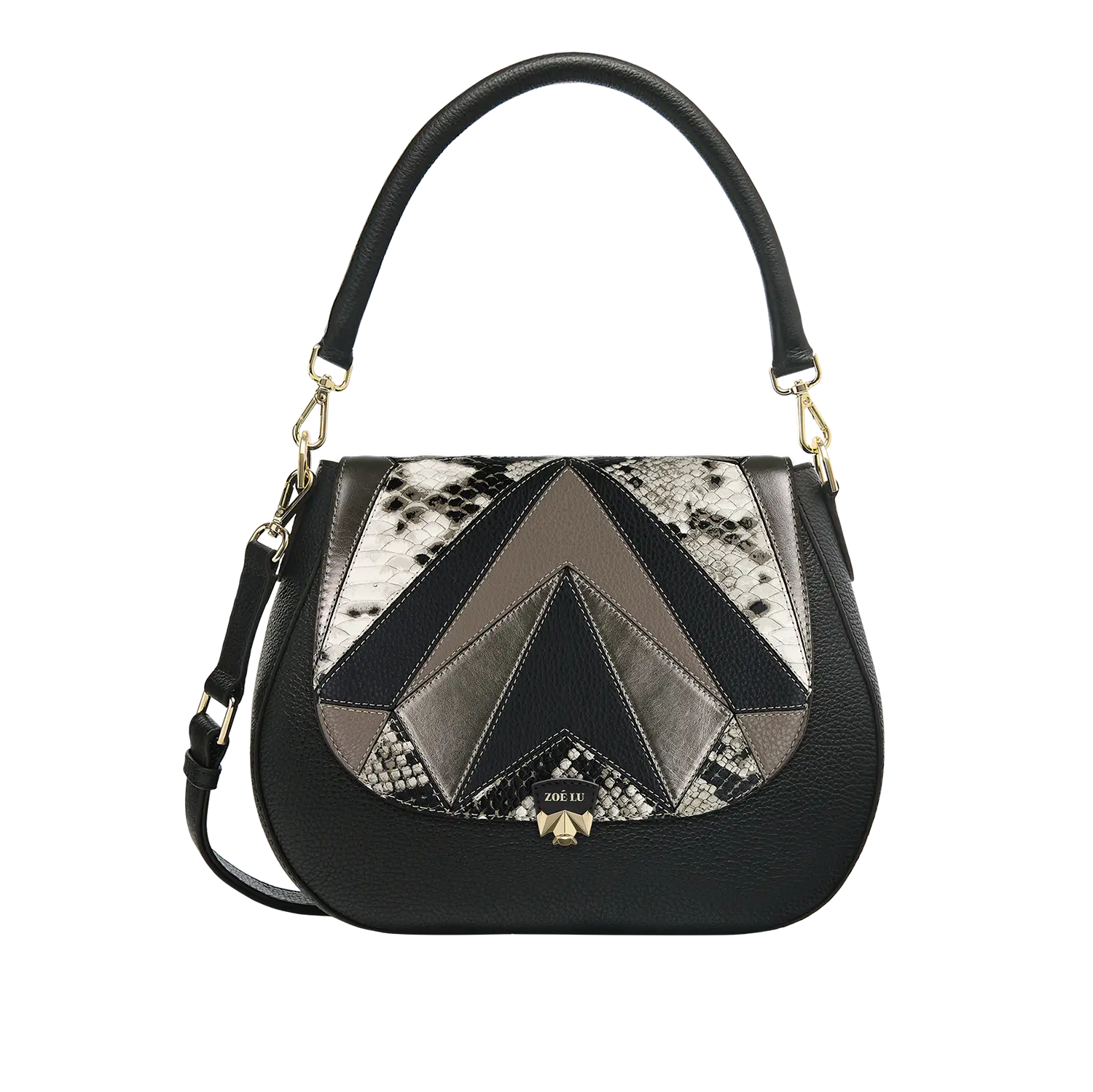 Wechselklappe - Freaky Friday - taupe-metallic