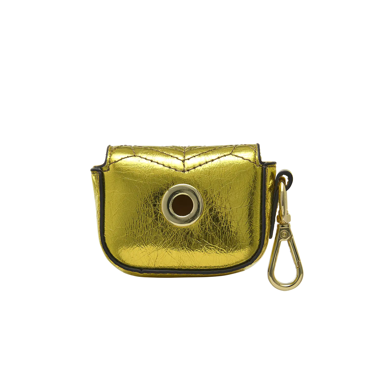 Dog Waste Bag - Walk the Dog - gelb-metallic