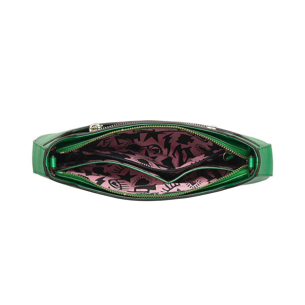 Taschenkoerper Mini Pochette - gruen-metallic