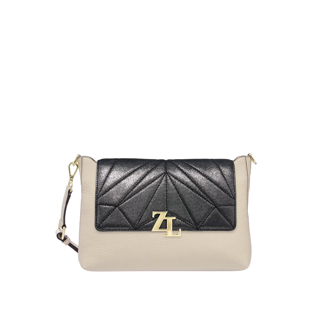 Wechselklappe - Iconic Glitter - schwarz