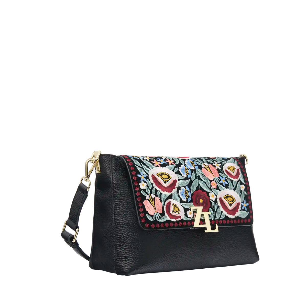 Wechselklappe - Romance Issue- schwarz-bunt