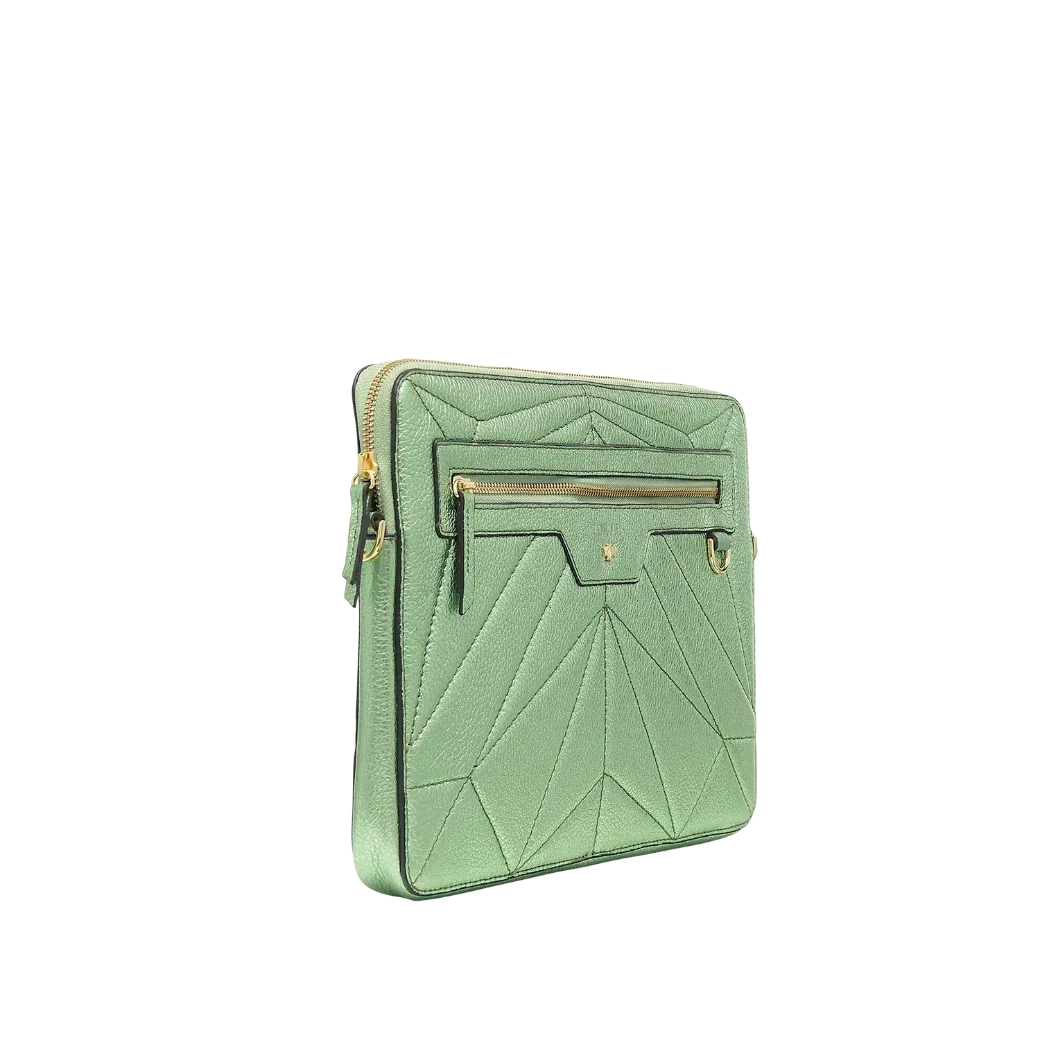 Laptop Sleeve 13/14" - Work it - gruen-metallic