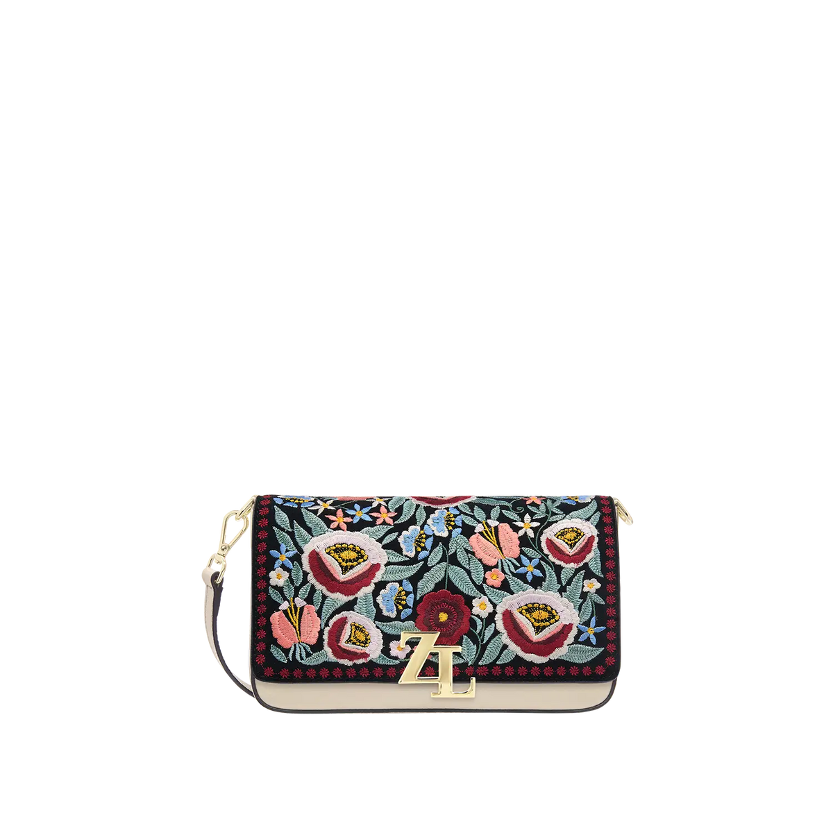 Wechselklappe - Romance Issue- schwarz-bunt