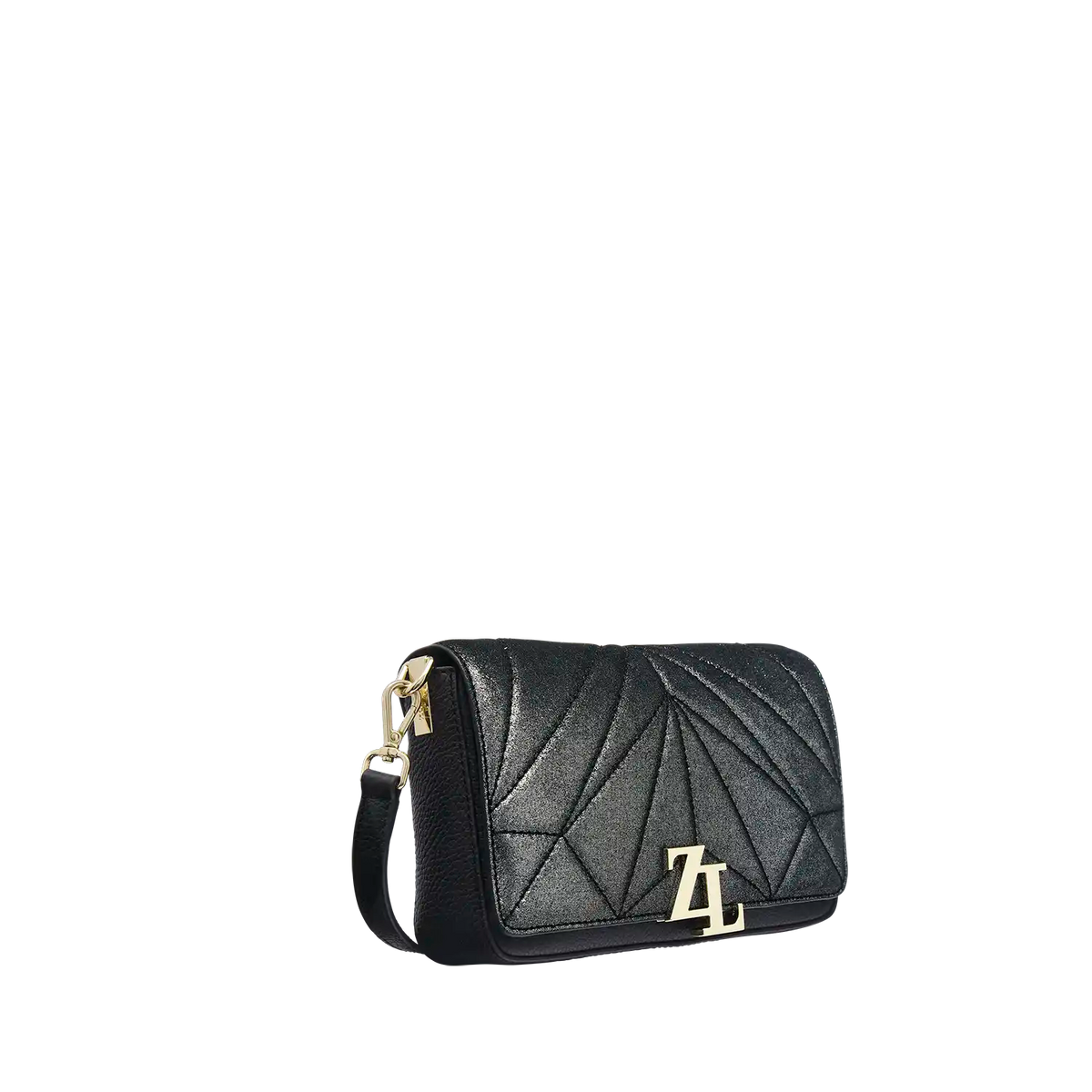 Wechselklappe - Iconic Glitter - schwarz