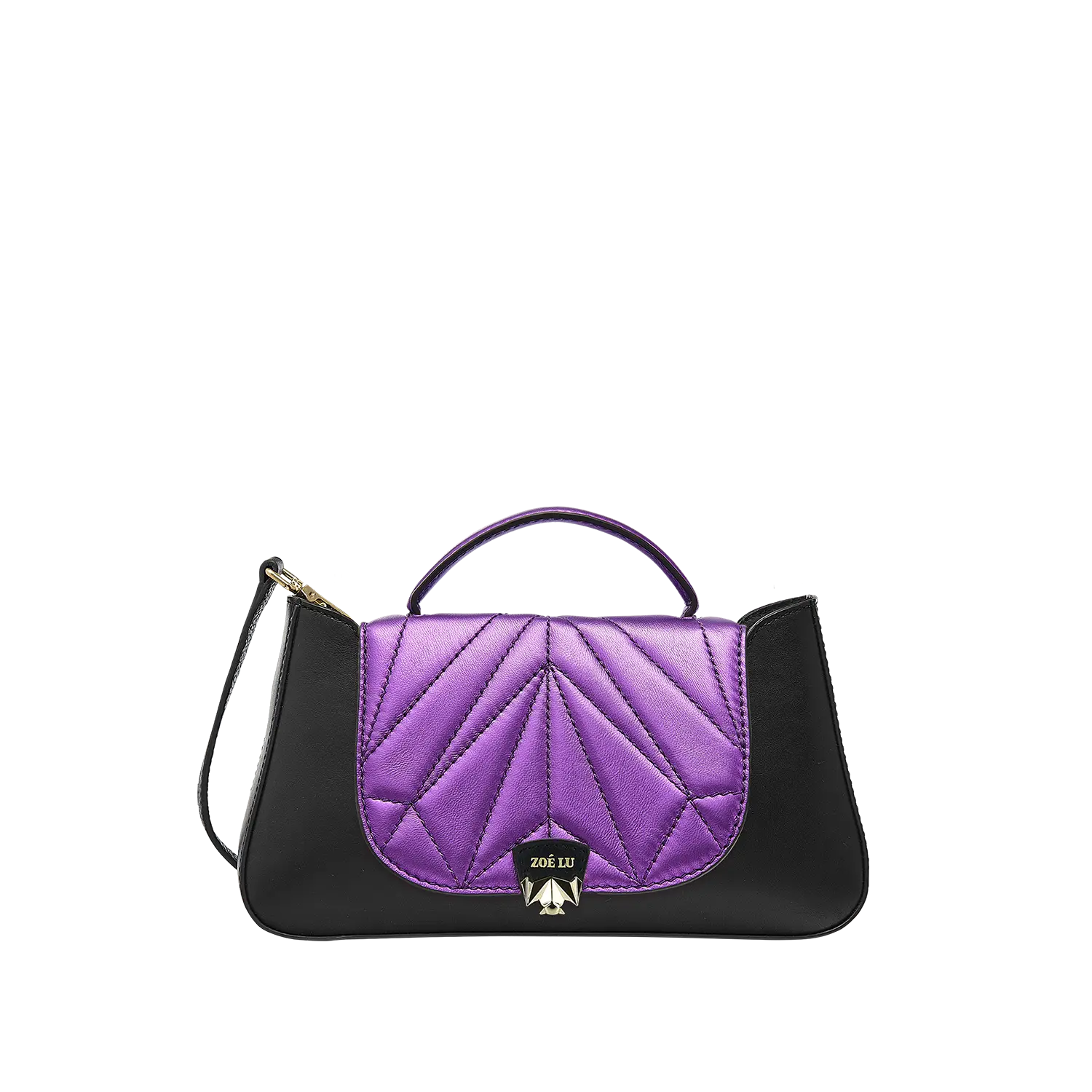 Wechselklappe - Mini Kinda Hypnotised- lila-metallic