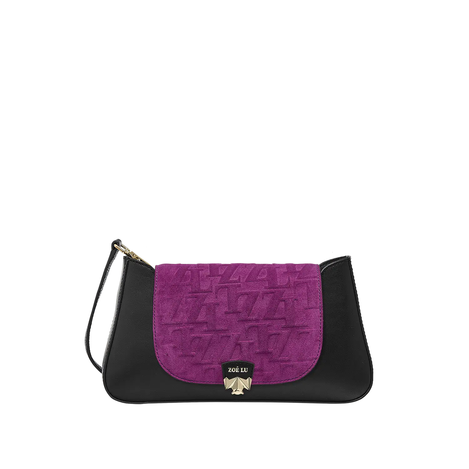 Wechselklappe - Mini Mono Pink Dragon - lila