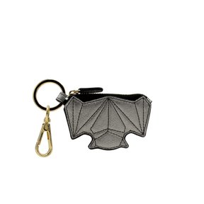 Schlüsselanhänger - Zip it Bat - silber