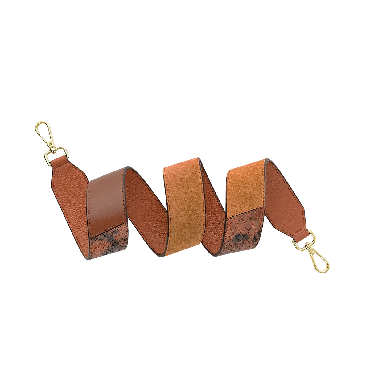 Schulterriemen - Turn Over - cognac